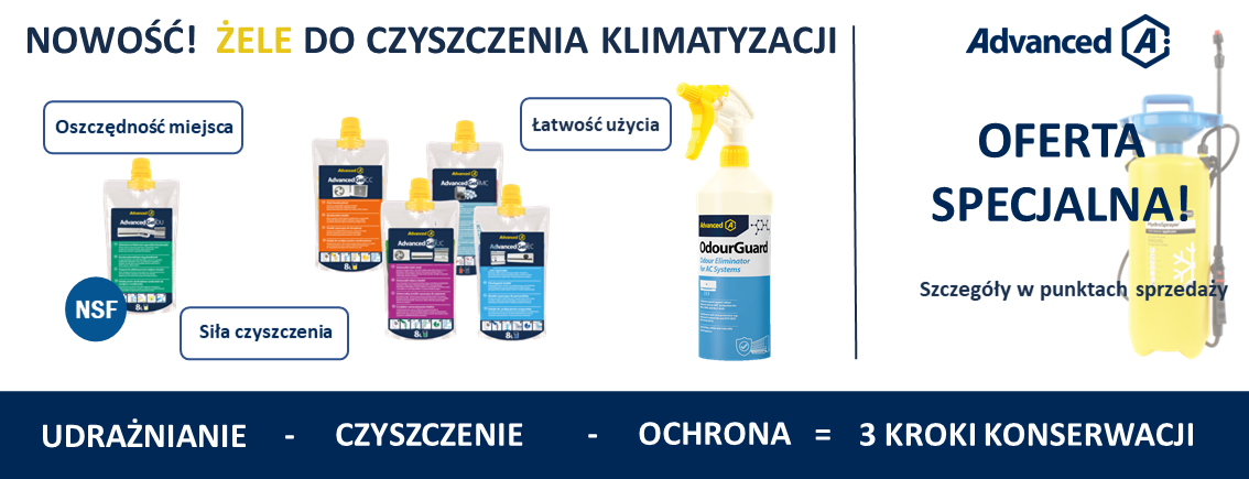 Aspen -Advanced -Nowe żele do czyszczenia i konserwacji klimatyzacji